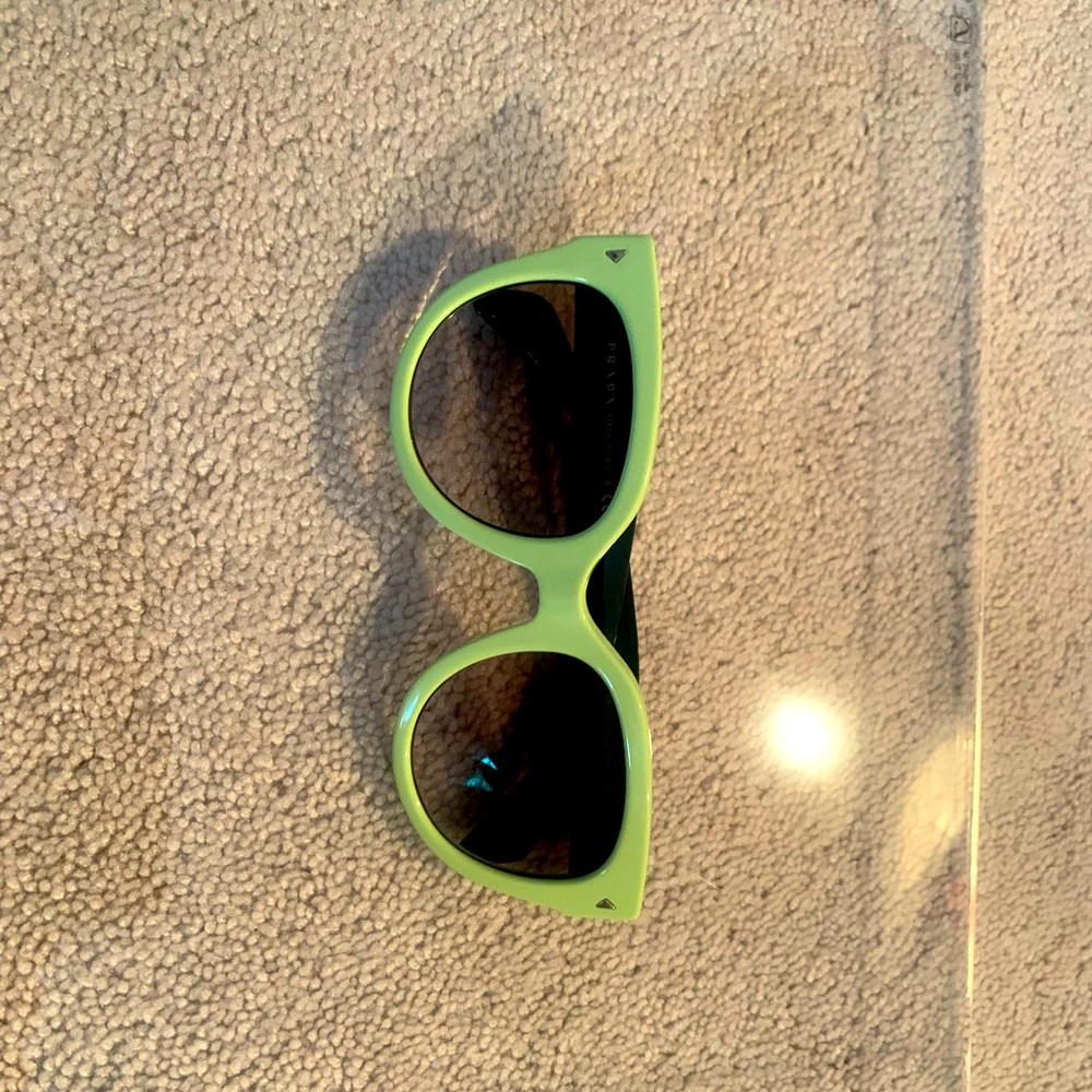 Prada Green framed Sunglasses - Picture 1 of 4